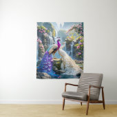 Peacock Paradise Wandteppich (Beispiel)