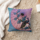 Peacock Parasol Pillow Kissen (Decke)