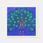 Peacock Party Napkins Serviette (Vorderseite)