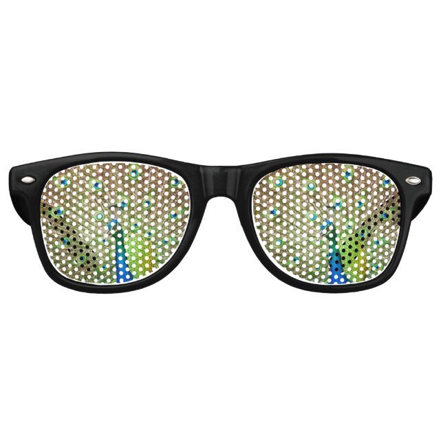 Peacock Partybrille (Vorderseite)