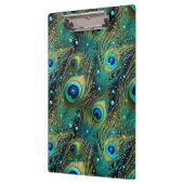 Peacock Passion Throw Kissen Klemmbrett (Links)