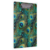 Peacock Passion Throw Kissen Klemmbrett (Rechts)