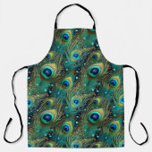 Peacock Passion Throw Kissen Schürze (Vorderseite)