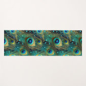 Peacock Passion Throw Kissen Yogamatte (Vorderseite (Horizontal))