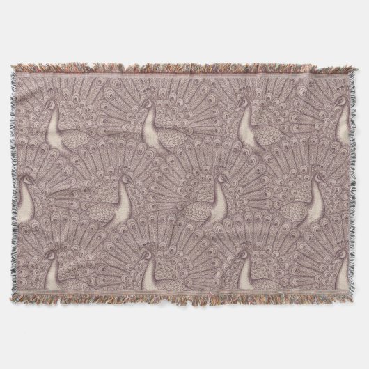 peacock pattern decke (Vorderseite)