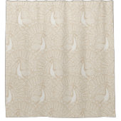 peacock pattern duschvorhang (Vorderseite)