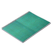 Peacock Pattern Notizblock (Linke Seite)