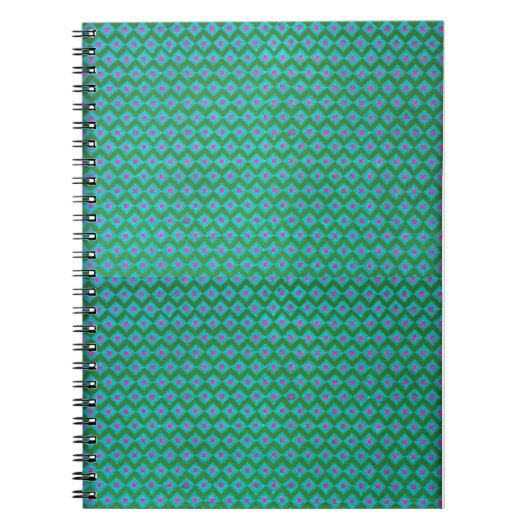 Peacock Pattern Notizblock (Vorderseite)