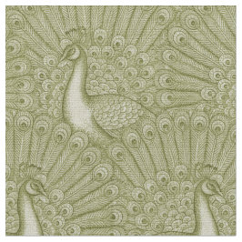 peacock pattern stoff