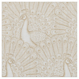 peacock pattern stoff