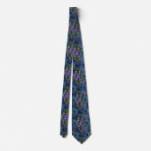 Peacock Peacock Butterflies Neck Tie Necktie Krawatte (Rückseite)