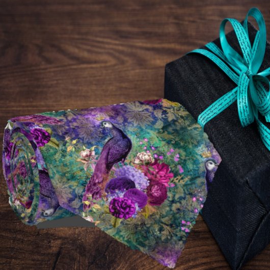 Peacock Peacock Royal Regal Neck Tie Necktie Krawatte