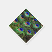 Peacock Peacocks Glamour Themed Party Serviette (Ecke)