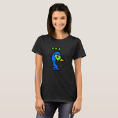 Peacock Peafowl Peahen Print Feathers Bird 3 T-Shirt (Vorne ganz)