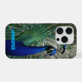 Peacock Personalized iPhone Cell Phone Cover Hülle (Rückseite (Horizontal))