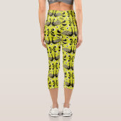 Peacock Pfau Bird Folk Leggings (Rückseite)