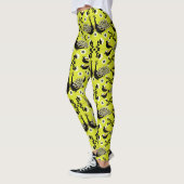 Peacock Pfau Bird Folk Leggings (Links)