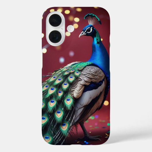 Peacock phone case (Rückseite)