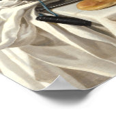 Peacock Pie - Pieter Claesz Kunstgewerbe Poster (Ecke)