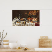 Peacock Pie - Pieter Claesz Kunstgewerbe Poster (Küche)