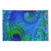 Peacock Pillow Hüllen Pair Kissenbezug (Rückseite-Rechts)