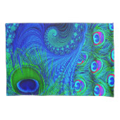 Peacock Pillow Hüllen Pair Kissenbezug (Vorderseite-Links)