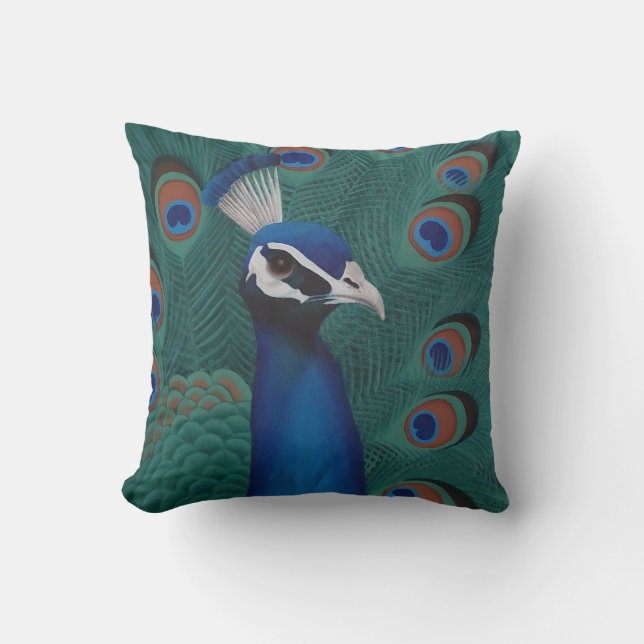 Peacock Pillow Kissen (Vorderseite)