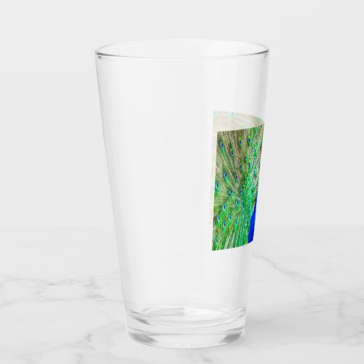 Peacock Plumage Glas (Rechts)