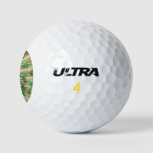 Peacock Plumage Golfball (Logo)