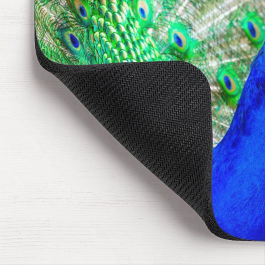 Peacock Plumage Mousepad (Ecke)