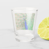 Peacock Plumage Schnapsglas (Rückseite)