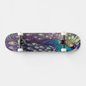 Peacock Plumage Skateboard (Horizontal)