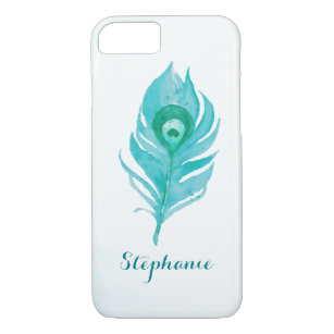 Peacock Plume Watercolor Case-Mate iPhone Hülle
