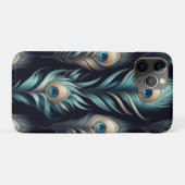 Peacock Plumes Case-Mate iPhone Hülle (Rückseite (Horizontal))