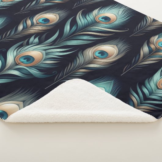 Peacock Plumes Sherpadecke (3/4)