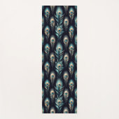 Peacock Plumes Yogamatte (Vorderseite)
