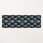 Peacock Plumes Yogamatte (Vorderseite (Horizontal))