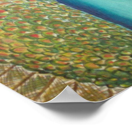 Peacock Poster (Ecke)