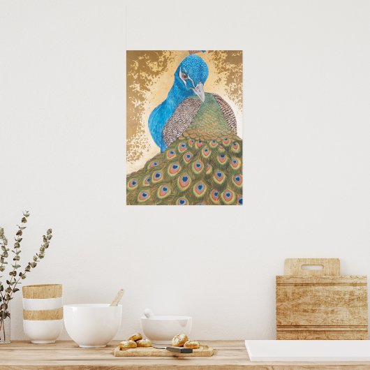 Peacock Poster (Küche)