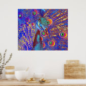 Peacock Poster (Küche)
