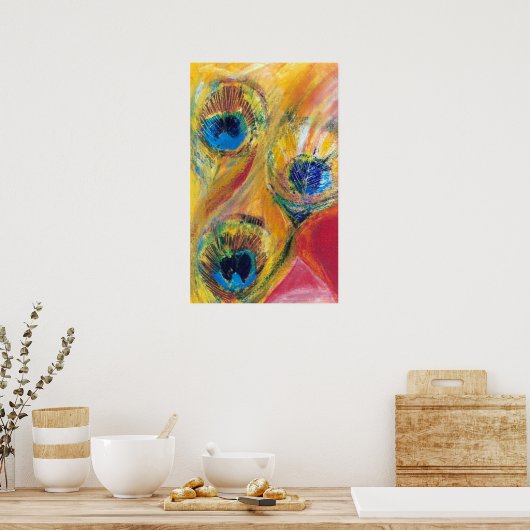 Peacock Poster (Küche)
