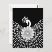Peacock Postkarte (Vorne/Hinten)