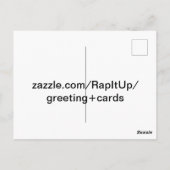 Peacock Postkarte (Rückseite)