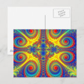 Peacock Postkarte (Vorne/Hinten)