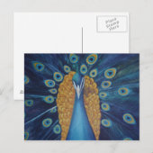 Peacock Postkarte (Vorne/Hinten)