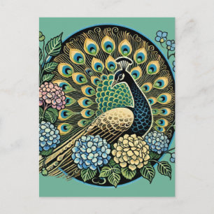 Peacock Postkarte