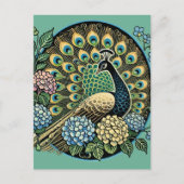 Peacock Postkarte (Vorderseite)