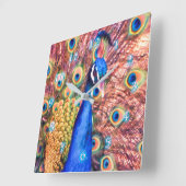 PEACOCK POWER SHOWOFF QUADRATISCHE WANDUHR (Winkel)