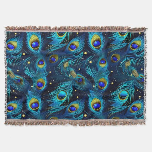 Peacock Pride Decke (Vorderseite)