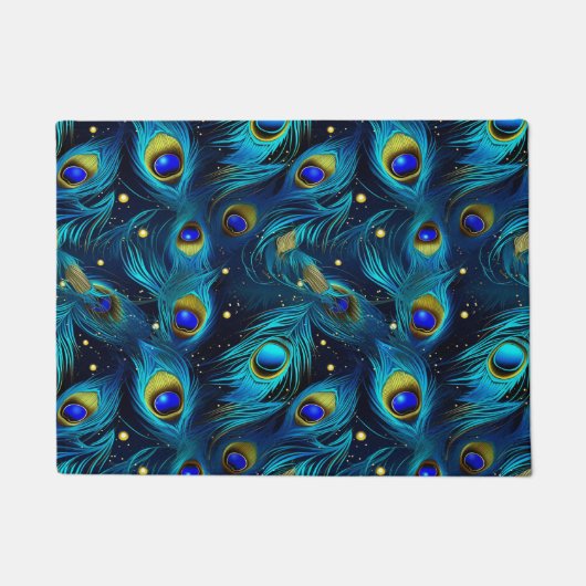 Peacock Pride Fußmatte (Vorderseite)